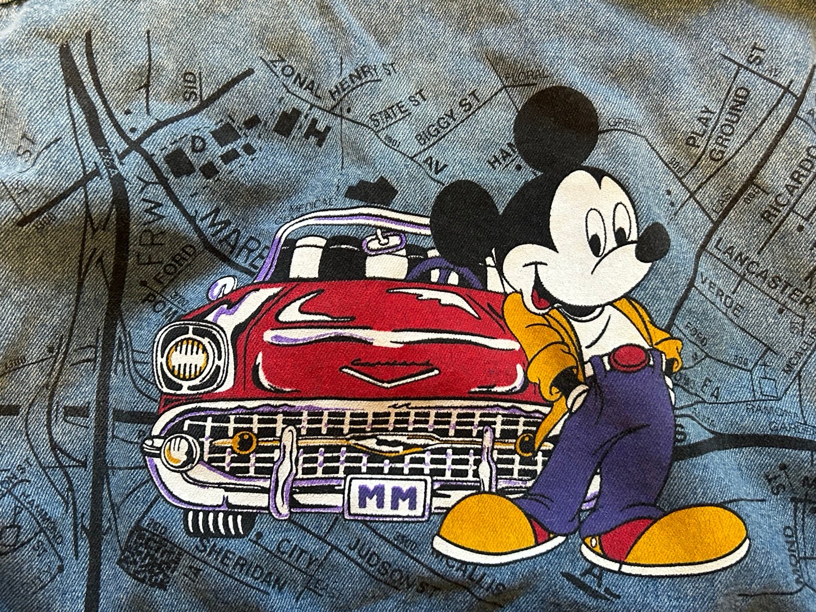 Vintage Denim Disney Mickey Mouse Jacket