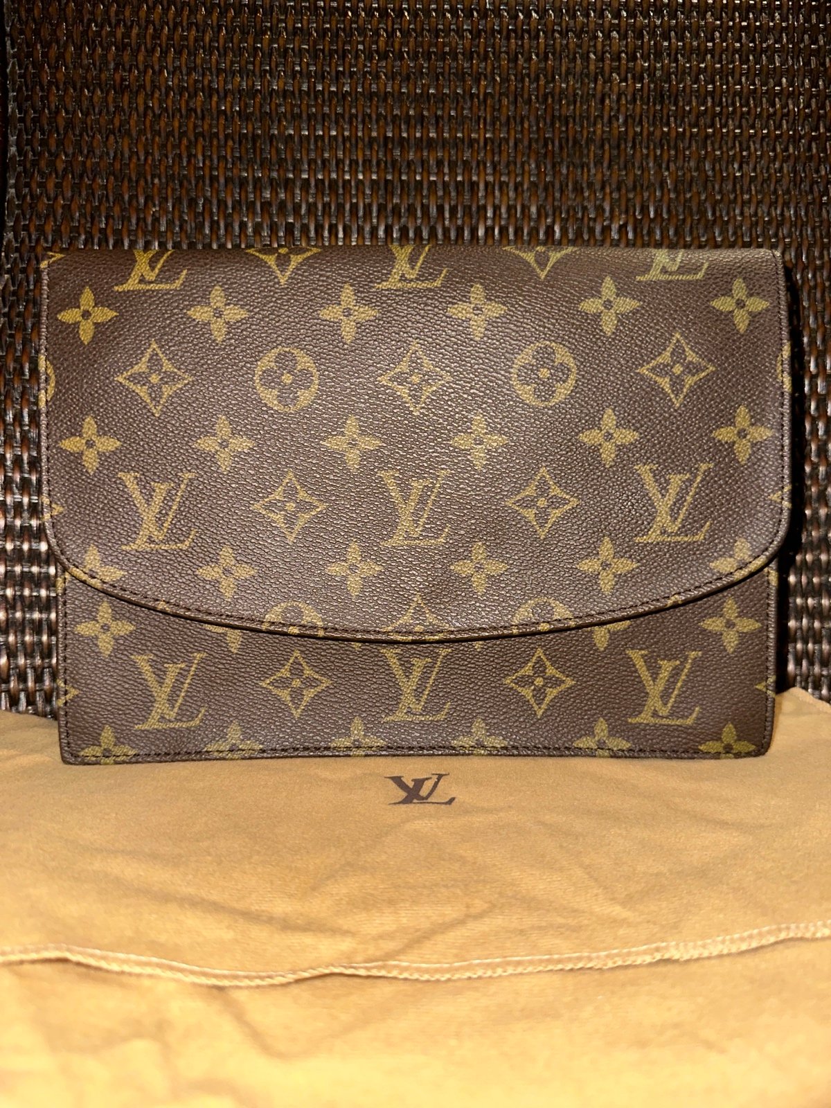 Louis Vuitton Pochette Rabat Monogram 23 Brown Clutch