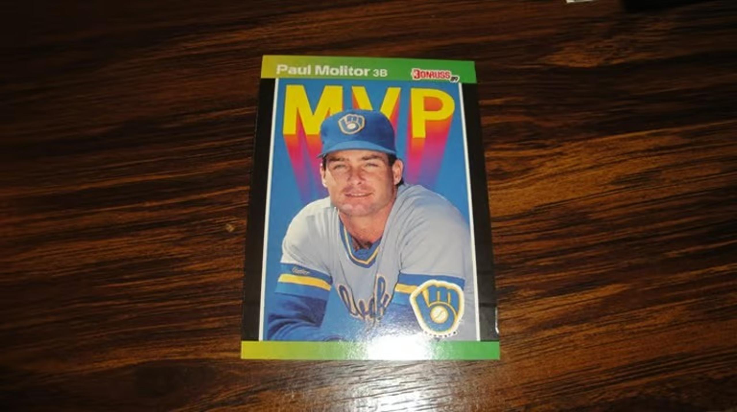 Vintage Donruss Baseball Trading Card #BC-9 MVP Paul Molitor Milwaukee Brewers