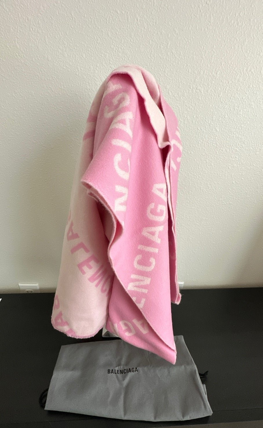 Balenciaga Allover Logo Scarf