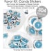 Blue Elegant Cross - Boy Religious Party Supplies - Banner Decoration Kit