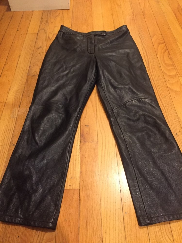 パンツ Cbrumes vintage bootcut leather pants Vintage Leather Bootcut Pants