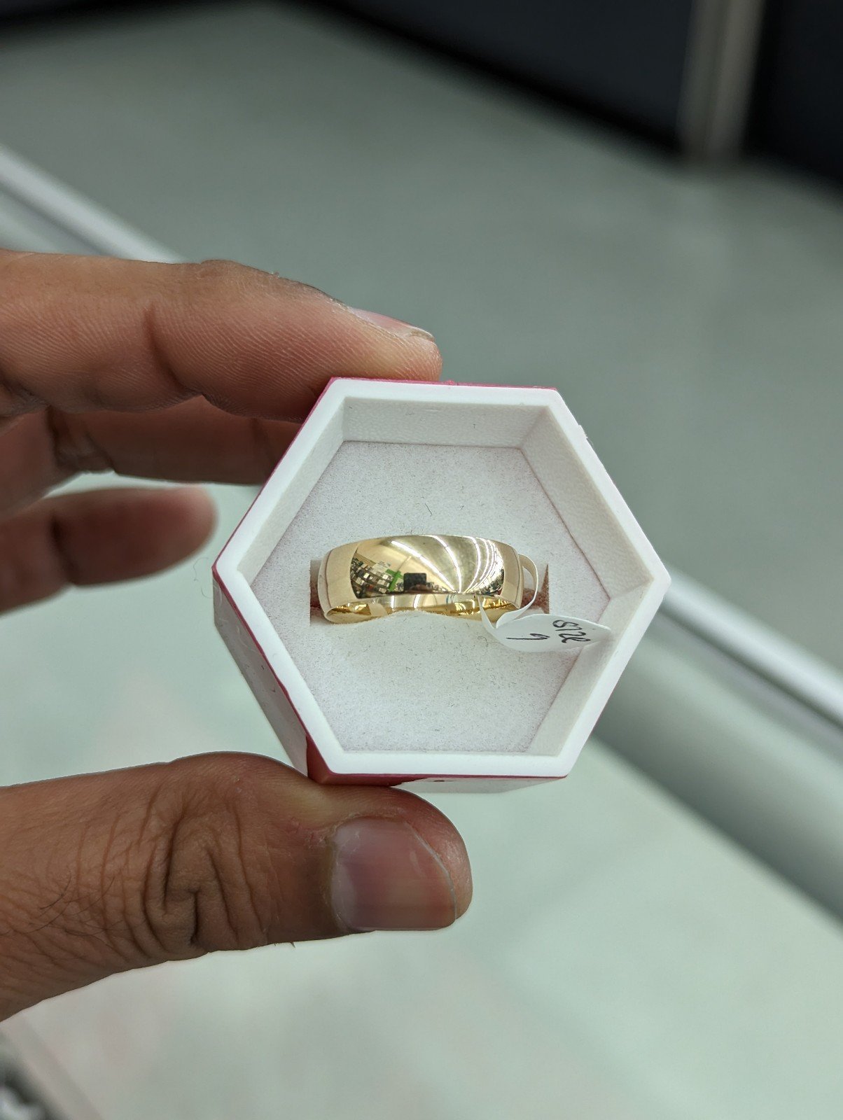 14kt Real Gold Solid Wedding Band