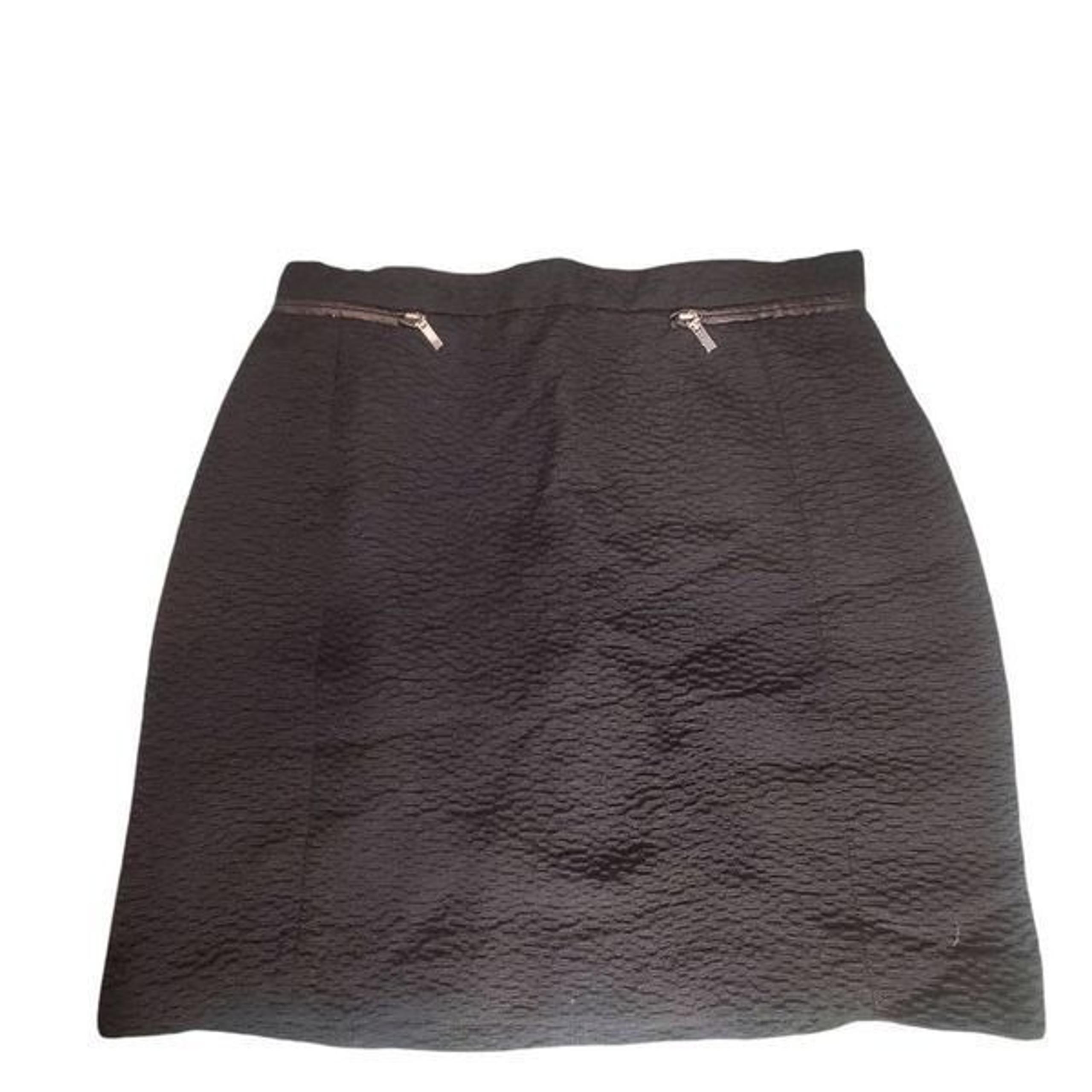 H&M Black Fully Lined Skirt Size 8