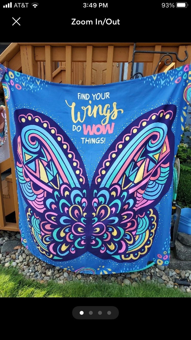 very popular Butterfly NEW Brownie Little Scout Girl Tapestry Home very popular Butterfly NEW Brownie Little Scout Girl Tapestry Home