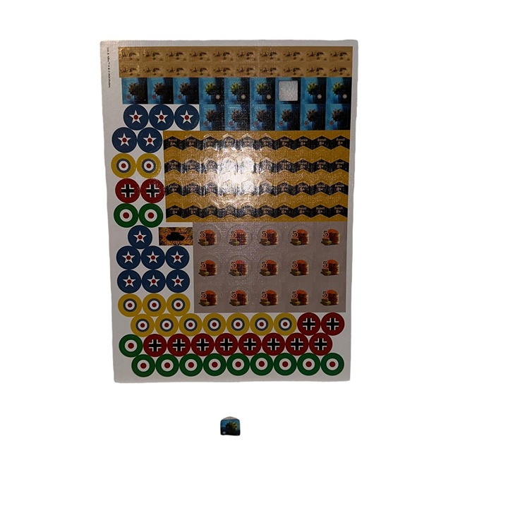 New Hasbro Axis and Allies North Africa Board Game Allies Markers Tokens Parts