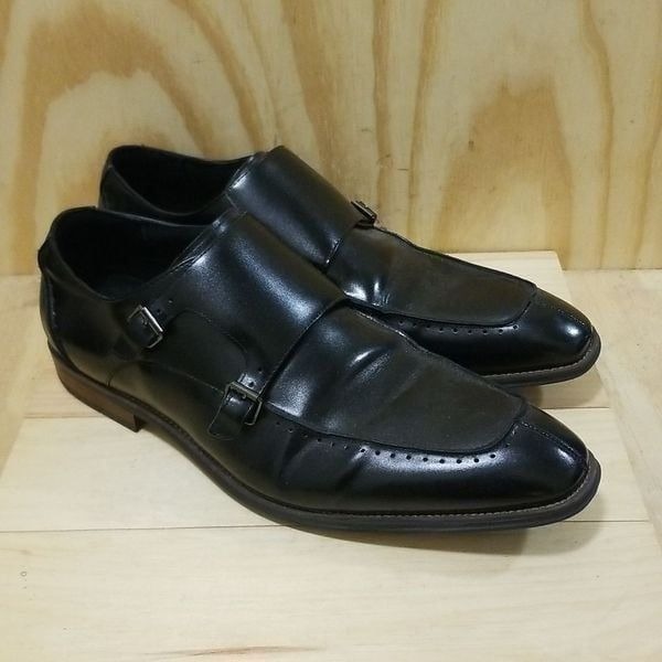 Stacy Adams Gordon Double Monk Strap Loafers Mens size 14