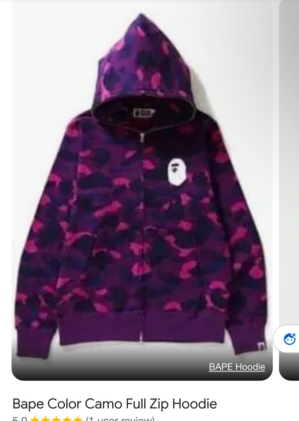 Purple Bape hoodie