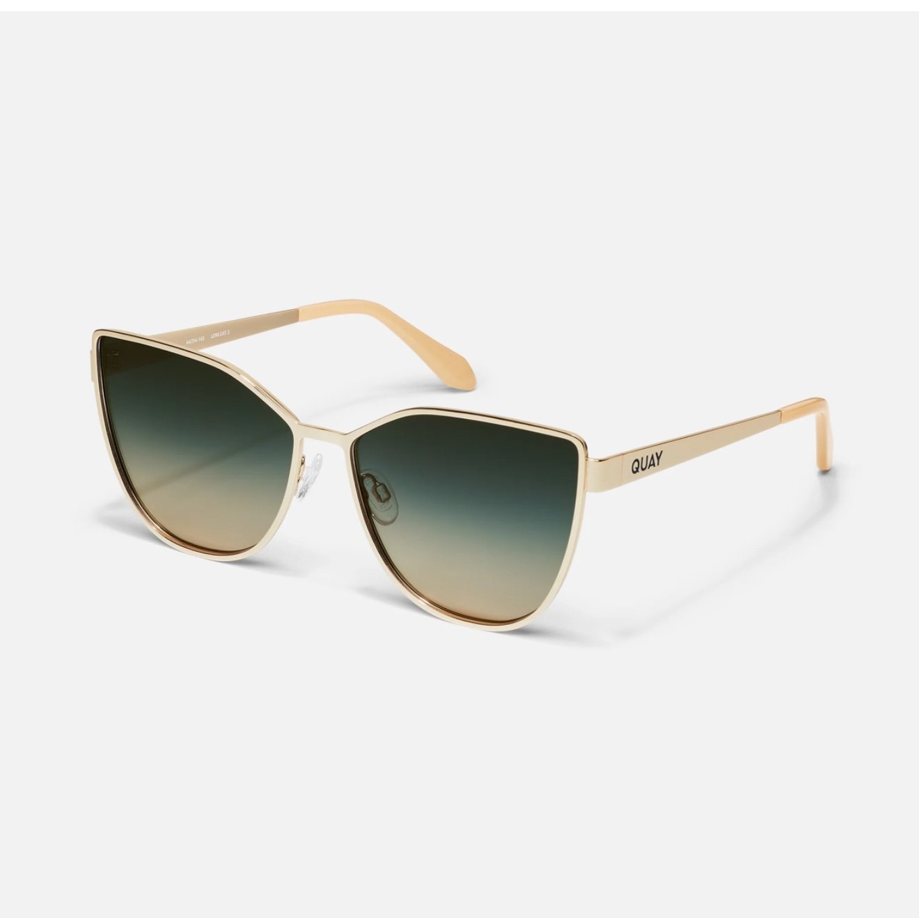QUAY AUSTRALIA IN PURSUIT Gold Frame / Palm Taupe Lens