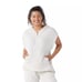 Smartwool Recycled Terry Sleeveless Hoodie 1/4 Zip Sweatshirt Size Medium Cream