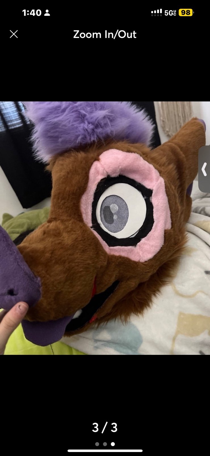 Bat Fursuit partial!