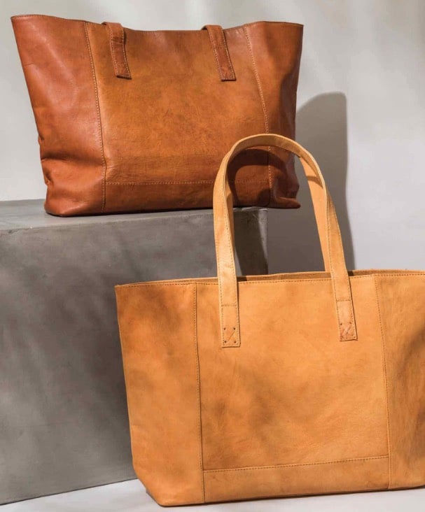 Modern Leather Tote Noonday Collection