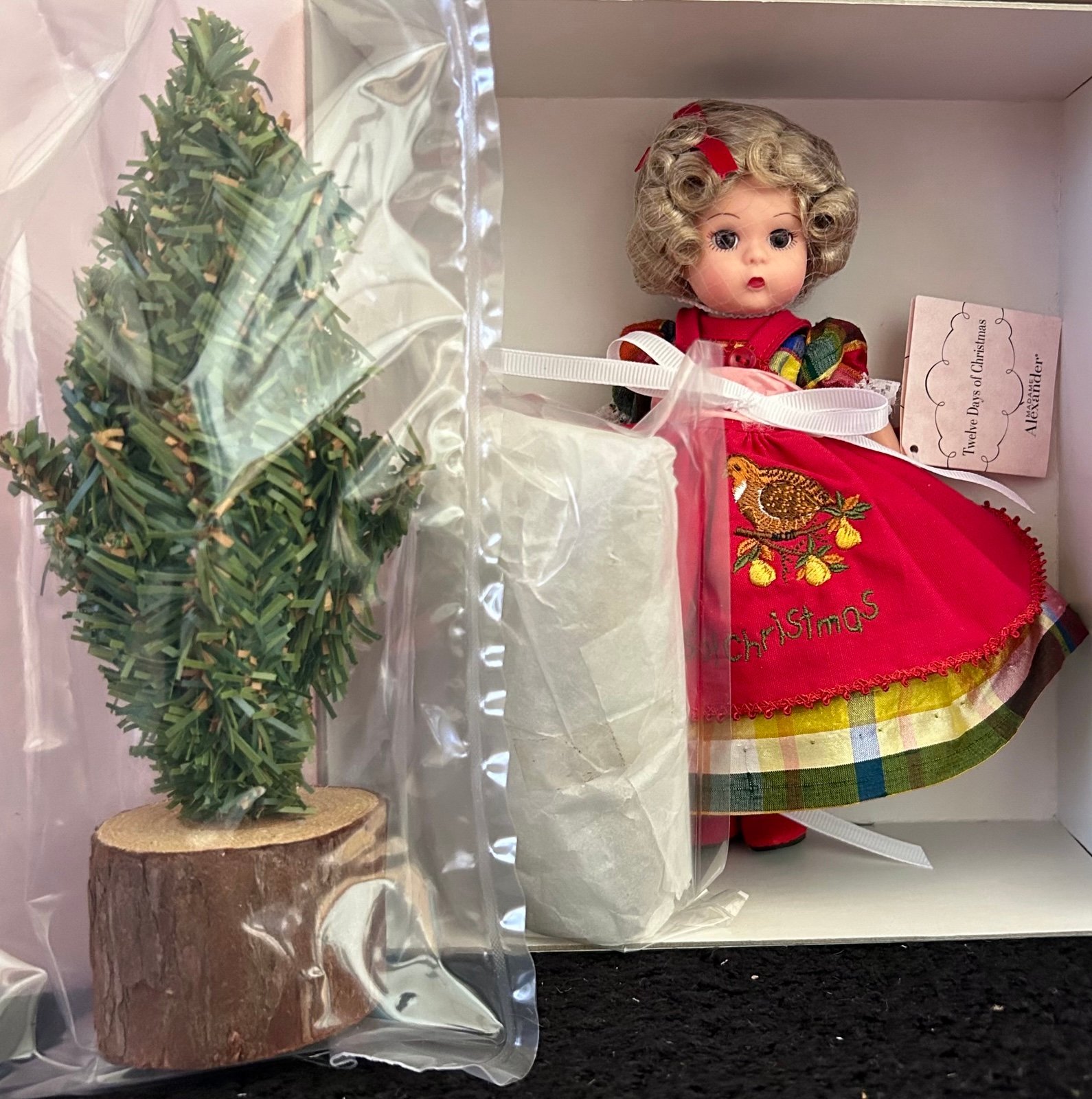 RARE 2002 Vintage Madame Alexander 8” Doll, Twelve Days of Christmas 35555, NIOB