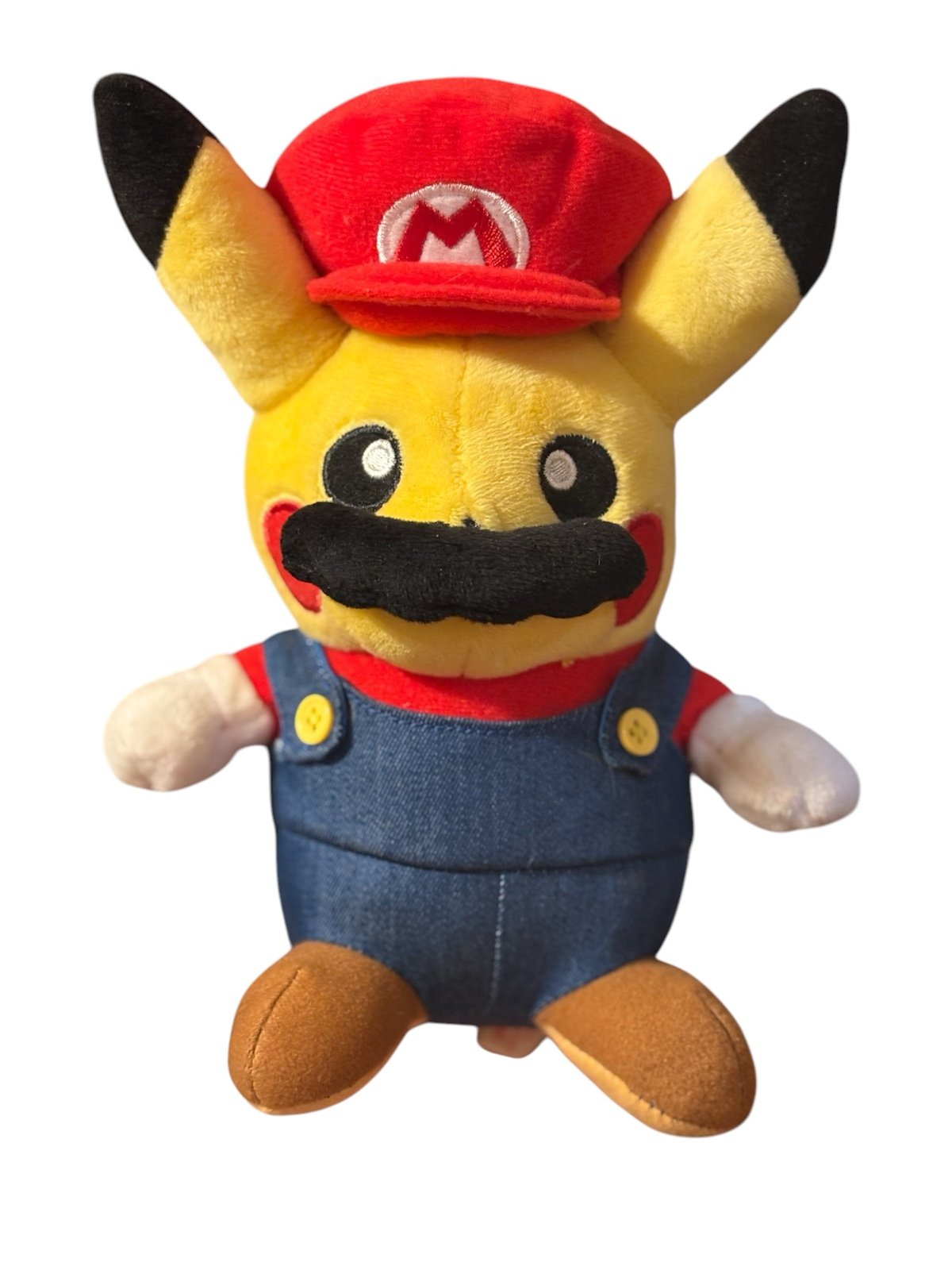 Rare Pikachu x Super Mario plush