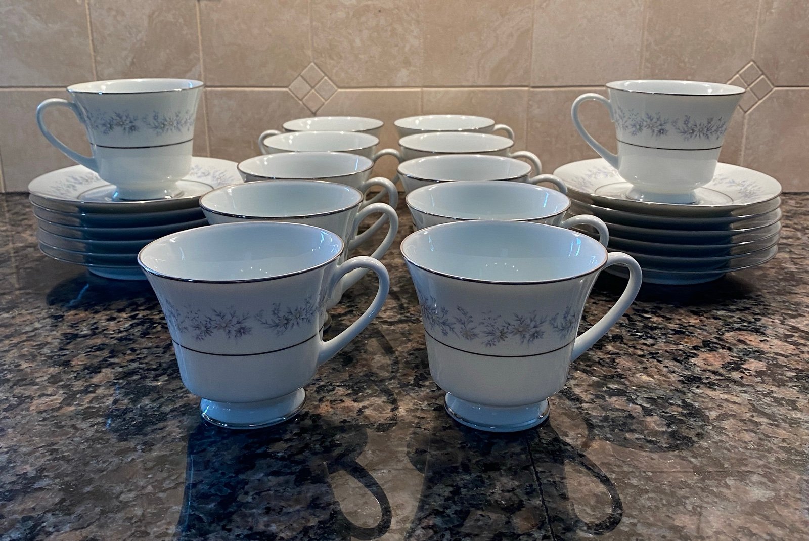 China cups and saucers