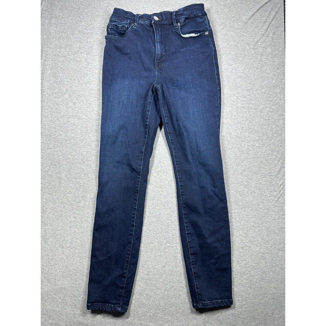 Good American Good Legs Skinny Crop Jeans Size 4/27 High Rise Stretch