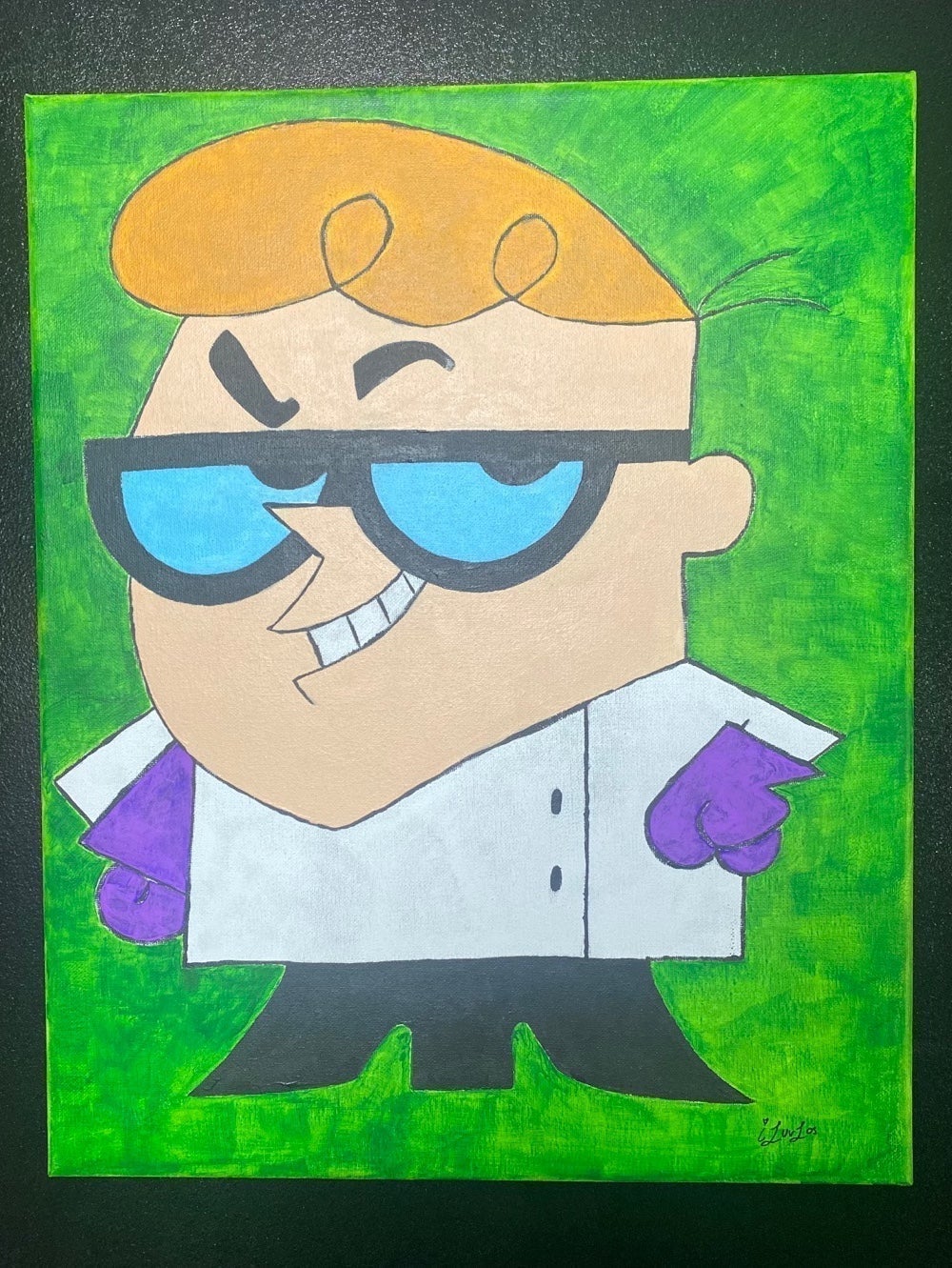 "Dexter the Laboratory" 16x20 canvas