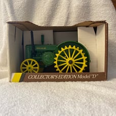 John Deere Model “D” toy tractor
