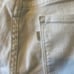 Levi’s white crop jeans high rise silver tag