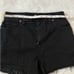Paige Davina Margot High Rise Cut Off Denim Black High Rise Shorts Size 26 | 2