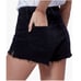 Paige Davina Margot High Rise Cut Off Denim Black High Rise Shorts Size 26 | 2