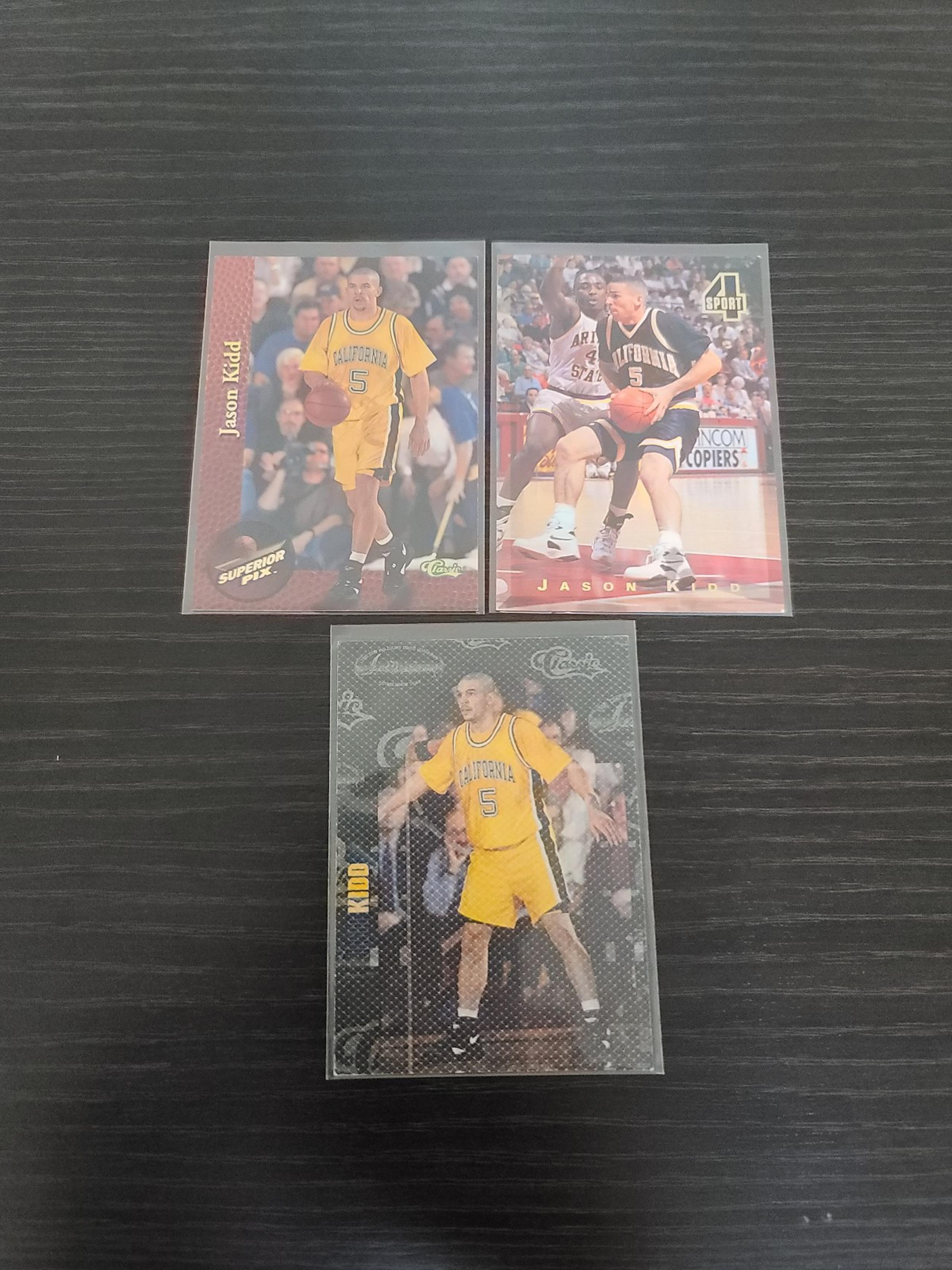 Jason Kidd Rookie California basketball cards
