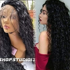 Sexy custom made water wave lace wig