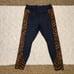 GOOD AMERICAN oasis animal print leopard blue black brown leggings size 6 (3XL)