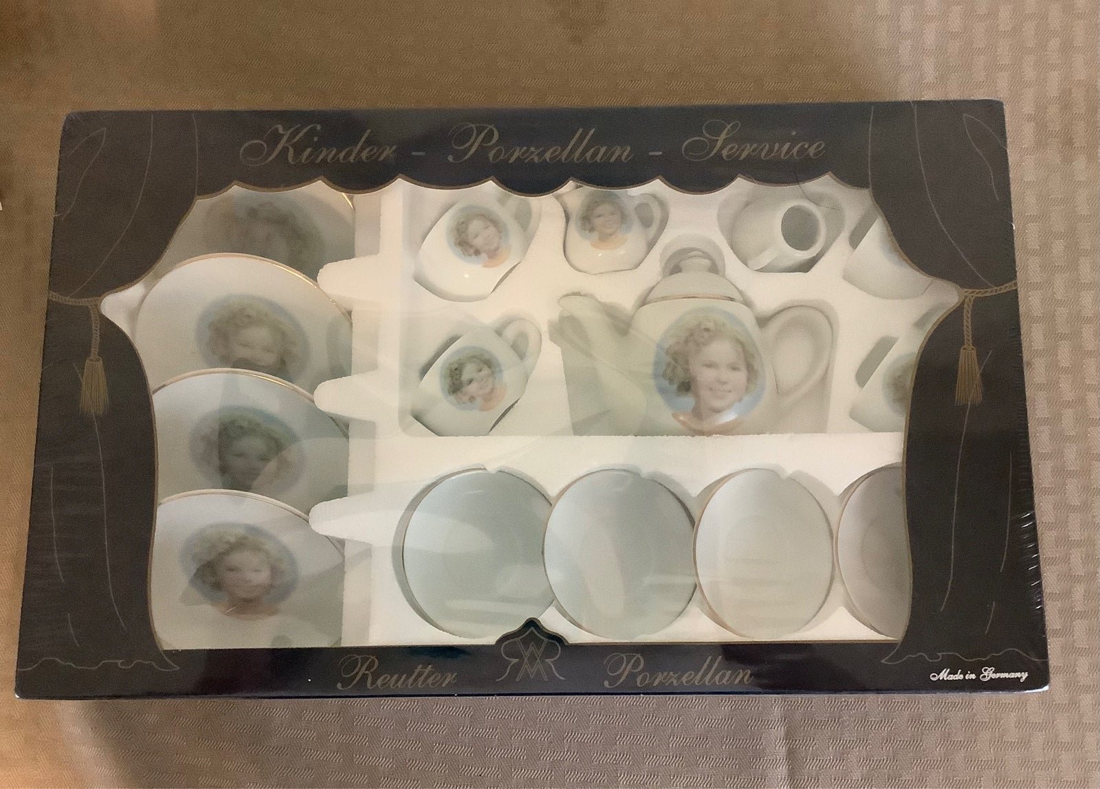 Very Rare Shirley Temple 15 piece Child’s Tea Set, made in Germany. Great Gift!