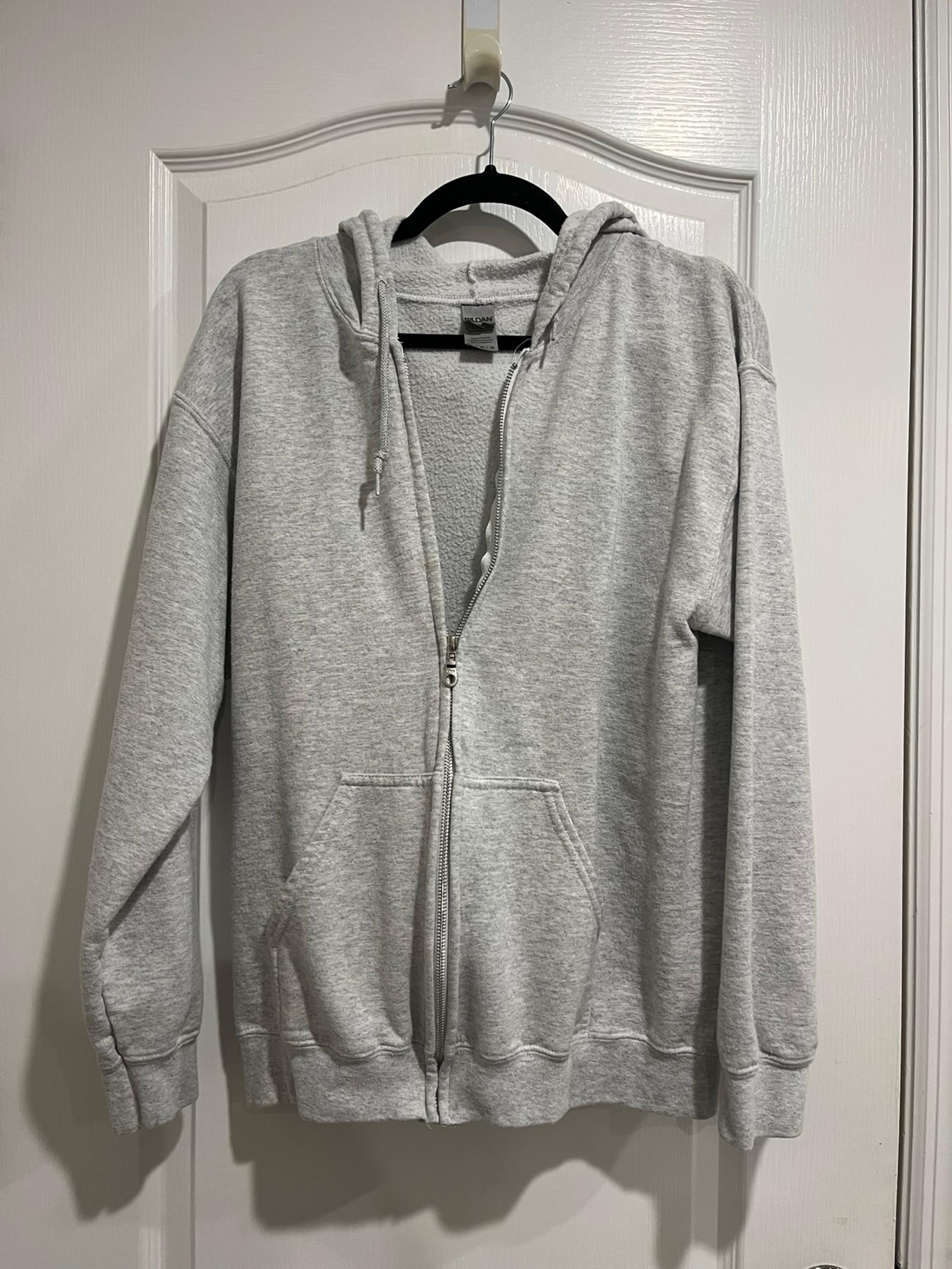 Grey zip-up