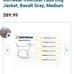 Ruffwear Overcoat Fuse Dog Jacket, Basalt Gray, Medium