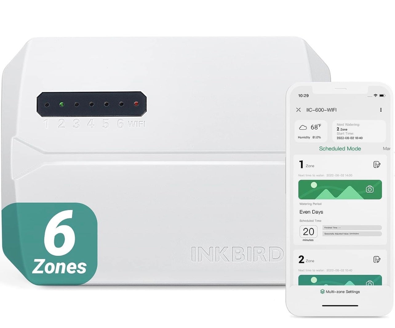 Inkbird IIC-600 Wifi Smart Sprinkler