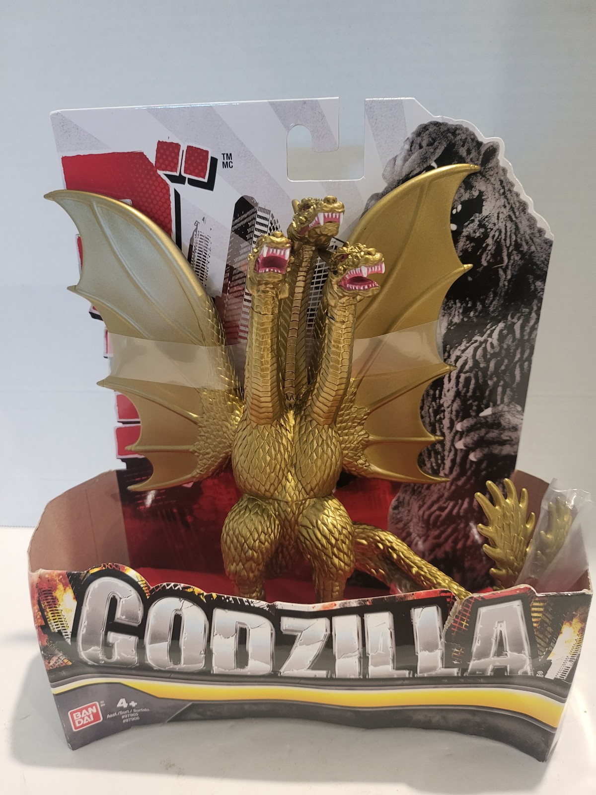 *NEW IN BOX* Bandai on sale Godzilla King Ghidorah 7