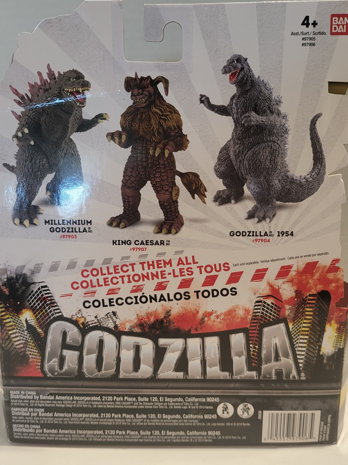 *NEW IN BOX* Bandai on sale Godzilla King Ghidorah 7