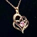 ACW# I Love you to the moon and back” Gold Vermeil Necklace