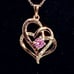 ACW# I Love you to the moon and back” Gold Vermeil Necklace