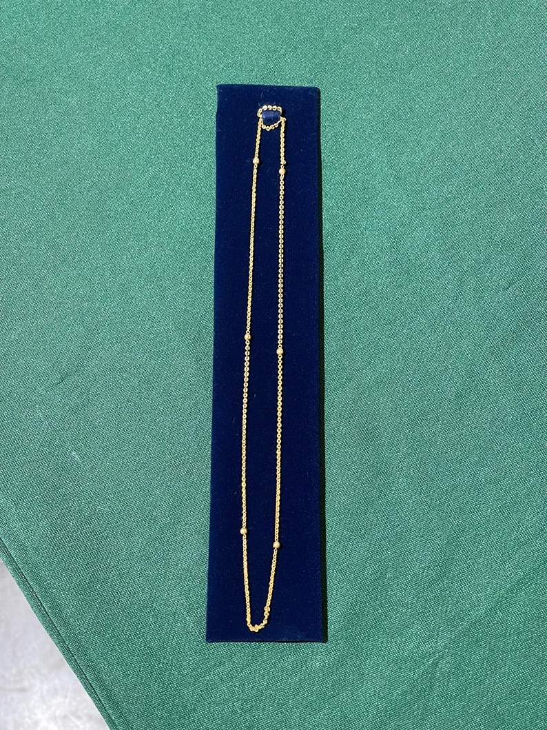 Solid 18K Yellow Gold Chain (18 Inches)