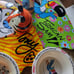 Vintage Tony the Tiger Breakfast Kit Cereal Bowls Placemat Sugar Creamer Set