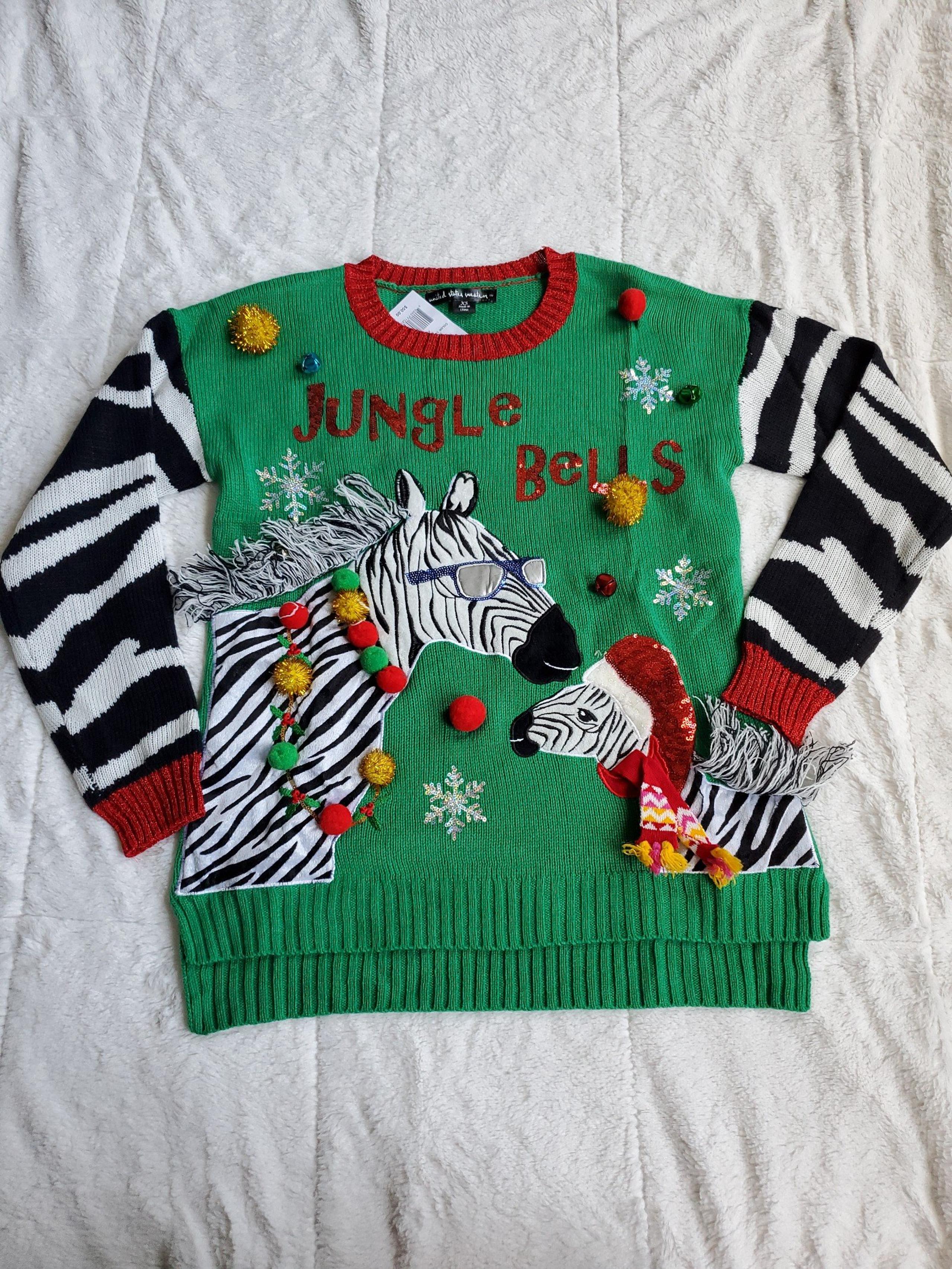 United States Sweaters Women's Ugly Christmas Sweater Size XSMALL
