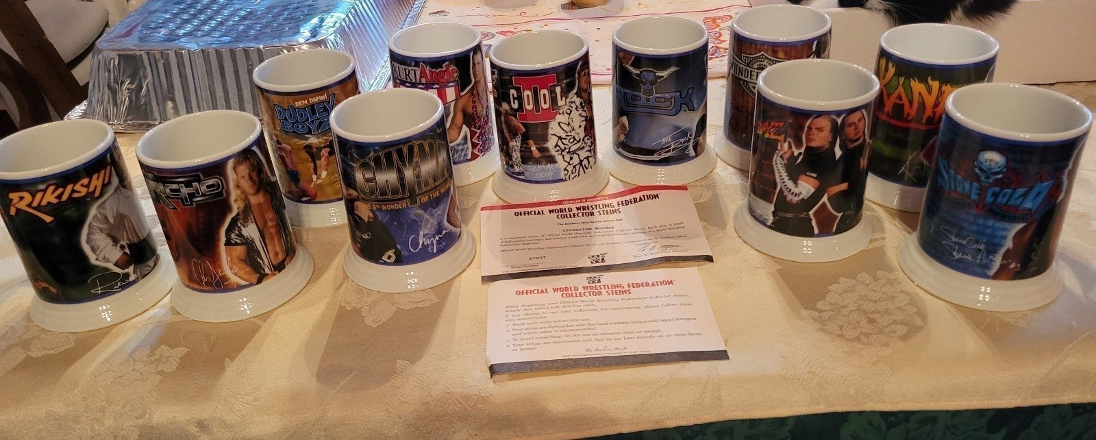 WWF Danbury Mint Stein Mugs (11)