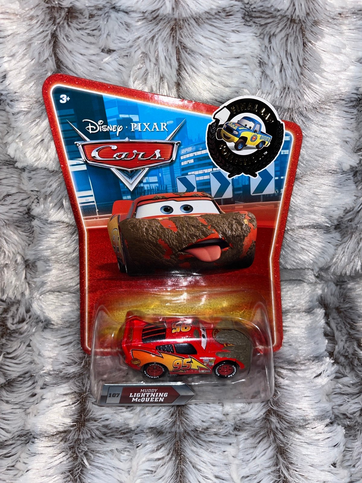Disney Pixar Cars Muddy Lightning McQueen