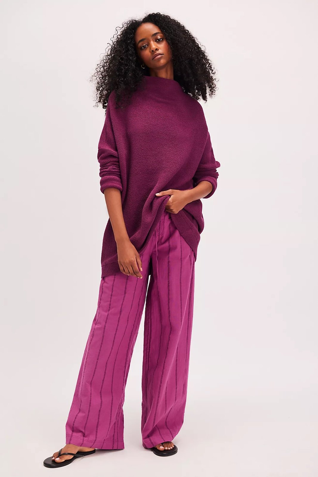 Free People ottoman slouchy tunic sweater