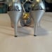 Good American Cinder-Rella Pumps Size 10 Glass GA275PB-X