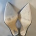 Good American Cinder-Rella Pumps Size 10 Glass GA275PB-X