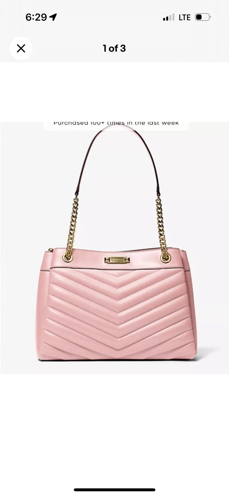 michael kors whitney pink