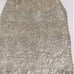 Vintage Art Deco Flapper White Beaded Fringe Draw String Bag Purse Silk Lining