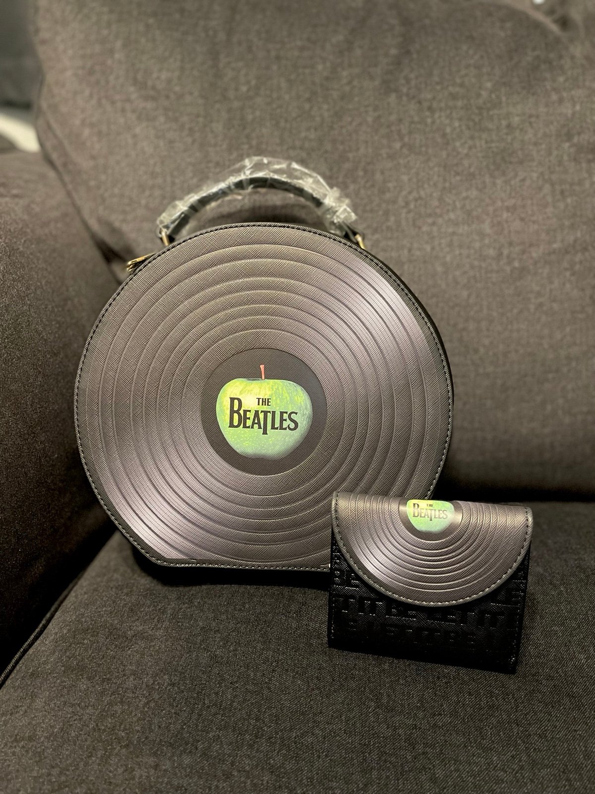 Loungefly The Beatles vinyl record crossbody & wallet