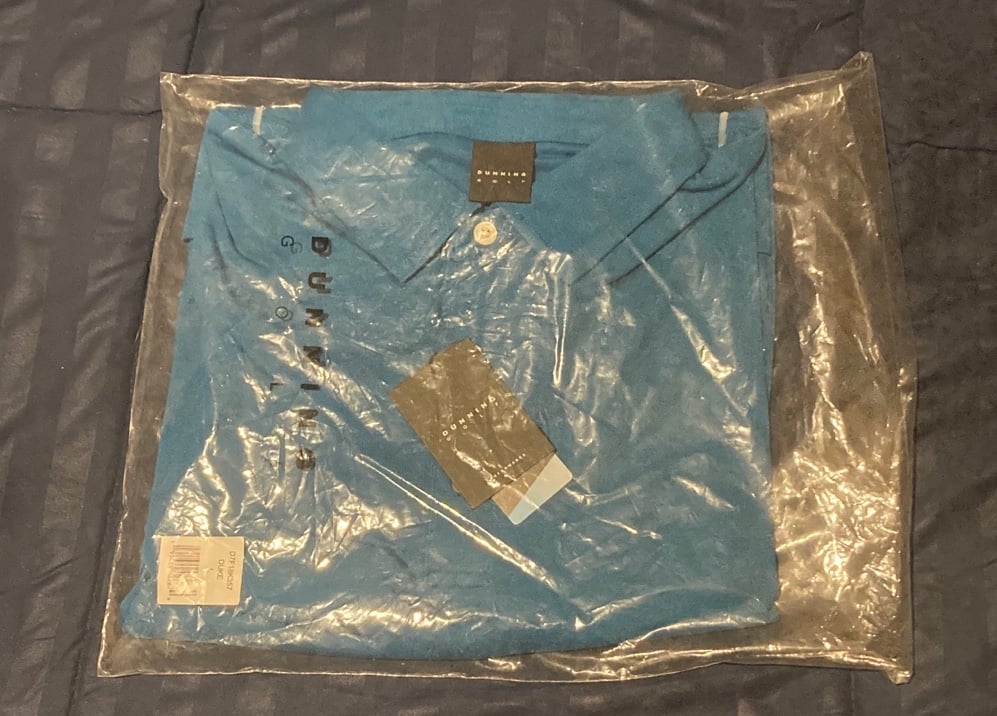 Dunning golf shirt