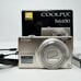 Nikon COOLPIX S6100 16.0MP Compact Digital Camera Touchscreen - Silver