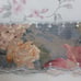 Burlington vintage standard pillowcases with tapestry trim gray color flowers